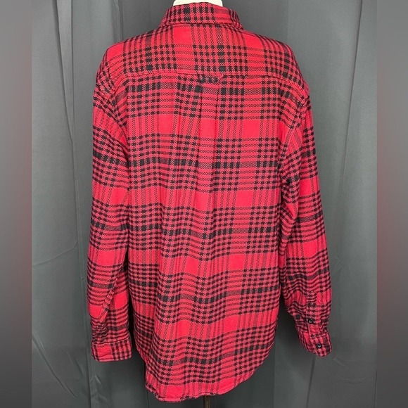 Woolrich Red Plaid 100% Cotton Jacket. - Picture 3 of 14